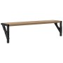 Estanterías de pared 2 pcs Roble artesanal 60 x 15 x 15,5 cm en Estanterías | Comprar online en Foru.es