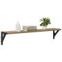 Estanterías de pared 2 pcs Roble artesanal 80 x 15 x 15,5 cm en Estanterías | Comprar online en Foru.es