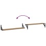 Estanterías de pared 2 pcs Roble artesanal 80 x 15 x 15,5 cm en Estanterías | Comprar online en Foru.es
