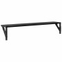 Estanterías de pared 2 pcs Roble Negro 80 x 15 x 15,5 cm en Estanterías | Comprar online en Foru.es
