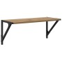Estanterías de pared 2 pcs Roble artesanal 60 x 25 x 25,5 cm en Estanterías | Comprar online en Foru.es