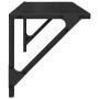 Estanterías de pared 2 pcs Roble Negro 60 x 25 x 25,5 cm en Estanterías | Comprar online en Foru.es