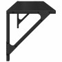 Estanterías de pared 2 pcs Roble Negro 80 x 25 x 25,5 cm en Estanterías | Comprar online en Foru.es