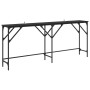 Mesa Consola Roble Negro 180 x 30 x 75 cm Madera de ingeniería en Mesas auxiliares | Comprar online en Foru.es
