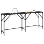 Mesa Consola Roble Negro 180 x 30 x 75 cm Madera de ingeniería en Mesas auxiliares | Comprar online en Foru.es
