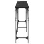 Mesa Consola Roble Negro 180 x 30 x 75 cm Madera de ingeniería en Mesas auxiliares | Comprar online en Foru.es