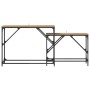 Mesa Consola 2 pcs Roble artesanal 100 x 28 x 75 cm en Mesas auxiliares | Comprar online en Foru.es
