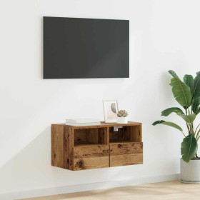 Mueble de TV Montado en la Pared Madera Vieja 60 x 30 x 30 cm en Muebles TV | Comprar online en Foru.es