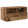 Mueble de TV Montado en la Pared Madera Vieja 60 x 30 x 30 cm en Muebles TV | Comprar online en Foru.es