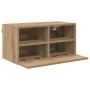 Mueble de TV Montado en la Pared Roble artesanal en Muebles TV | Comprar online en Foru.es