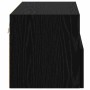 Gabinetes de pared para TV 2 pcs Roble Negro 60 x 30 x 30 cm en Muebles TV | Comprar online en Foru.es
