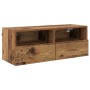Gabinetes de pared para TV 2 pcs Madera Vieja 80 x 30 x 30 cm en Muebles TV | Comprar online en Foru.es