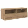 Gabinetes de pared para TV 2 pcs Roble artesanal en Muebles TV | Comprar online en Foru.es