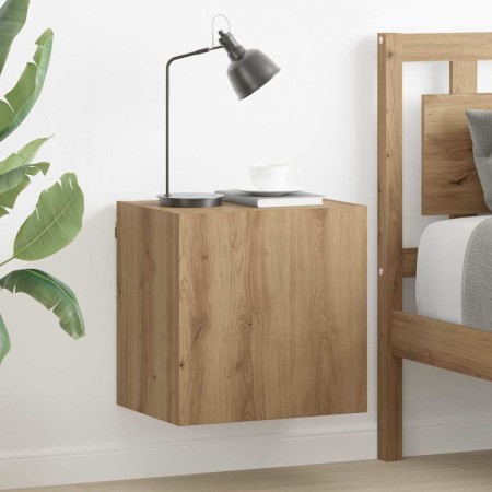 Mueble de TV Montado en la Pared Roble artesanal 40,5x30x40cm en Muebles TV | Comprar online en Foru.es