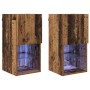 Gabinetes para TV Montados en la Pared 2 pcs Madera Vieja en Muebles TV | Comprar online en Foru.es