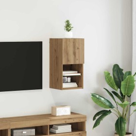 Mueble de TV Montado en la Pared Roble artesanal en Muebles TV | Comprar online en Foru.es