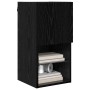 Mueble de TV Montado en la Pared Roble Negro 30,5 x 30 x 60 cm en Muebles TV | Comprar online en Foru.es