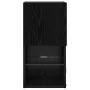 Gabinetes para TV Montados en la Pared 2 pcs Roble Negro en Muebles TV | Comprar online en Foru.es