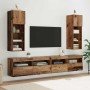 Gabinetes para TV Montados en la Pared 2 pcs Madera Vieja en Muebles TV | Comprar online en Foru.es