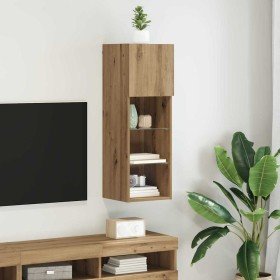 Mueble de TV Montado en la Pared Roble artesanal en Muebles TV | Comprar online en Foru.es
