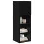 Mueble de TV Montado en la Pared Roble Negro 30,5 x 30 x 90 cm en Muebles TV | Comprar online en Foru.es