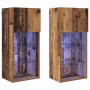 Gabinetes para TV Montados en la Pared 2 pcs Madera Vieja en Muebles TV | Comprar online en Foru.es