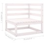 Muebles de jardín 8 pzas y cojines madera maciza pino de vidaXL, Conjuntos de jardín - Ref: Foro24-3076715, Precio: 915,26 €,...
