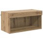 Gabinete de TV Roble artesanal 60 x 30 x 30 cm en Muebles TV | Comprar online en Foru.es