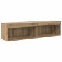Muebles para TV 2 pcs Roble artesanal 60 x 30 x 30 cm en Muebles TV | Comprar online en Foru.es