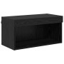 Gabinete de TV Roble Negro 60 x 30 x 30 cm Madera contrachapada en Muebles TV | Comprar online en Foru.es