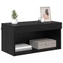 Gabinete de TV Roble Negro 60 x 30 x 30 cm Madera contrachapada en Muebles TV | Comprar online en Foru.es