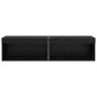 Muebles para TV 2 pcs Roble Negro 60 x 30 x 30 cm en Muebles TV | Comprar online en Foru.es