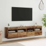 Gabinetes de pared para TV 2 pcs Madera Vieja 80 x 30 x 40 cm en Muebles TV | Comprar online en Foru.es
