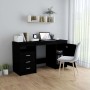 Escritorio de madera de ingeniería negro 140x50x76 cm de vidaXL, Escritorios - Ref: Foro24-3054781, Precio: 163,31 €, Descuen...
