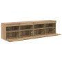 Gabinetes de pared para TV 2 pcs Roble artesanal en Muebles TV | Comprar online en Foru.es