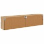 Gabinetes de pared para TV 2 pcs Roble artesanal en Muebles TV | Comprar online en Foru.es