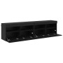 Gabinetes de pared para TV 2 pcs Roble Negro 80 x 30 x 40 cm en Muebles TV | Comprar online en Foru.es