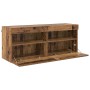 Mueble de TV Montado en la Pared Madera Vieja 100 x 30 x 40 cm en Muebles TV | Comprar online en Foru.es