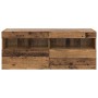 Mueble de TV Montado en la Pared Madera Vieja 100 x 30 x 40 cm en Muebles TV | Comprar online en Foru.es