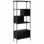 Estantería Roble Negro 76 x 33 x 188,5 cm Madera contrachapada en Librerías y estanterías | Comprar online en Foru.es