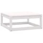 Set muebles jardín con cojines 8 pzas madera maciza pino blanco de vidaXL, Conjuntos de jardín - Ref: Foro24-3076820, Precio:...