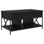 Mesa de Café Roble Negro 100 x 55 x 48.5 cm en Mesas de centro | Comprar online en Foru.es