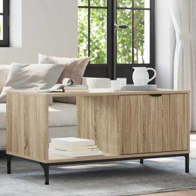 Mesa de Café Roble Sonoma 90 x 49 x 46 cm Madera de ingeniería en Mesas de centro | Comprar online en Foru.es