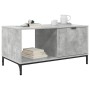 Mesa de Café Gris Concreto 90 x 49 x 46 cm Madera de ingeniería en Mesas de centro | Comprar online en Foru.es