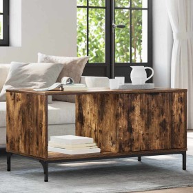 Mesa de Café Roble ahumado 90 x 49 x 46 cm Madera de ingeniería en Mesas de centro | Comprar online en Foru.es