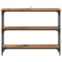 Mesa Consola con estante Madera envejecida 100 x 22,5 x 75 cm en Mesas auxiliares | Comprar online en Foru.es