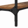 Mesa Consola con estante Madera envejecida 100 x 22,5 x 75 cm en Mesas auxiliares | Comprar online en Foru.es