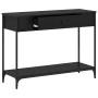 Mesa Consola Otro Roble negro 100 x 34.5 x 75 cm en Mesas auxiliares | Comprar online en Foru.es