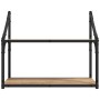 Estante de pared con estante Roble artisan 60 x 21 x 51 cm en Estanterías | Comprar online en Foru.es
