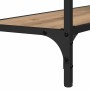 Mesa Consola con estante Roble artisan 101 x 30.5 x 75 cm en Mesas auxiliares | Comprar online en Foru.es